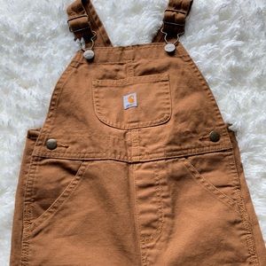 Carhartt Kid's CM8609 Washed Duck Bib Overall - Boys